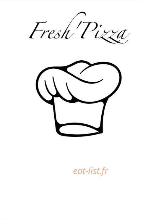 Fresh 'Pizza — carte page 1