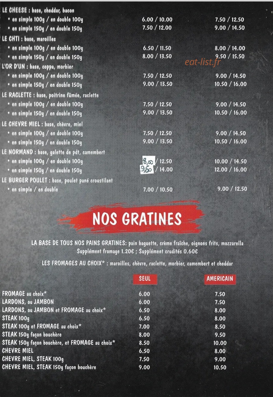 Friterie L'Or D'Un — carte page 2