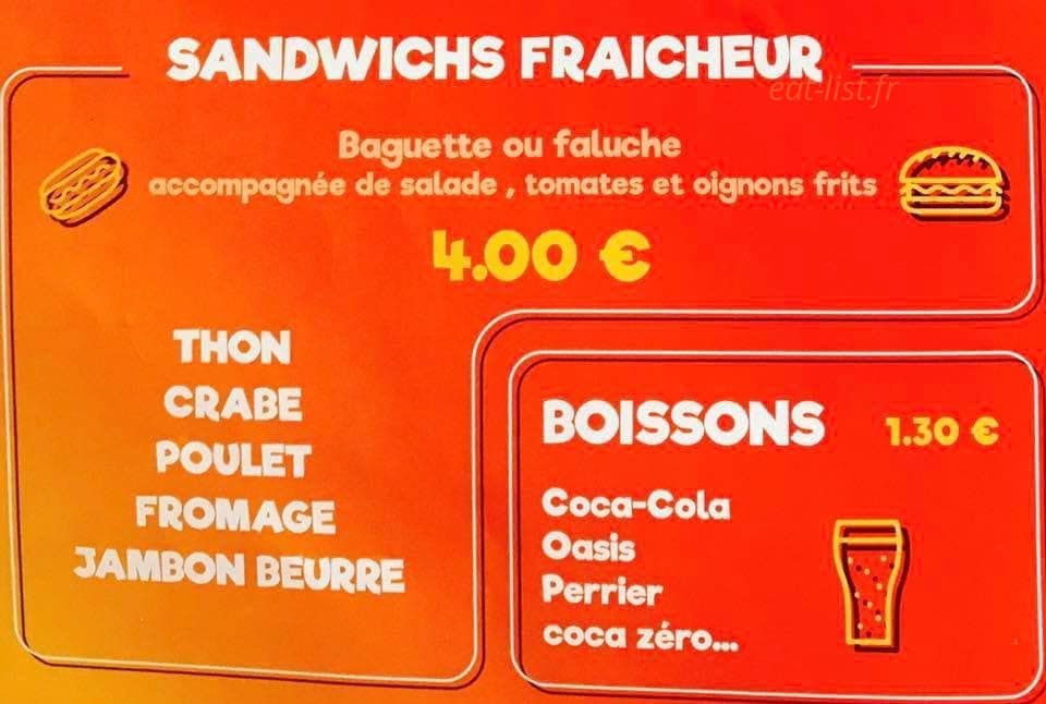Friterie Nico — carte page 5