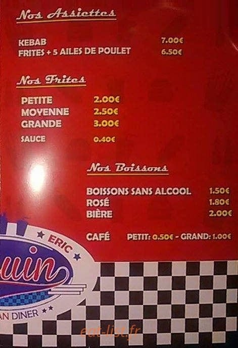 Friterie Seguin — carte page 3
