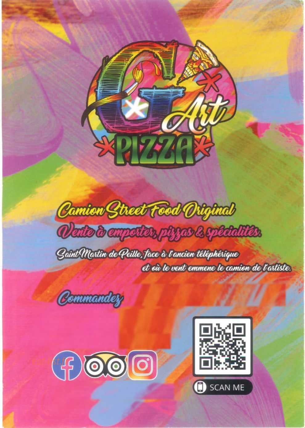 G'Art Pizza — carte page 4