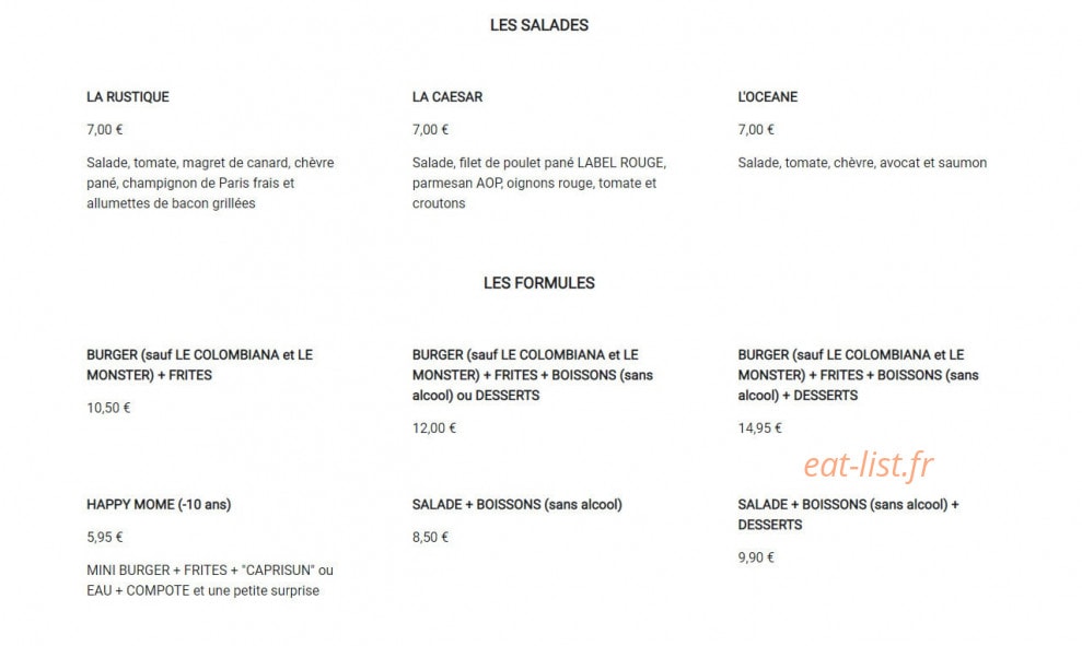 Gang of Burger — carte page 2