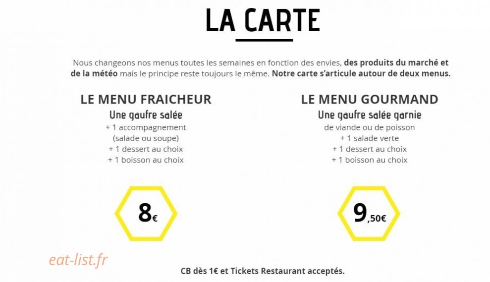 Gaufronomik — carte page 2