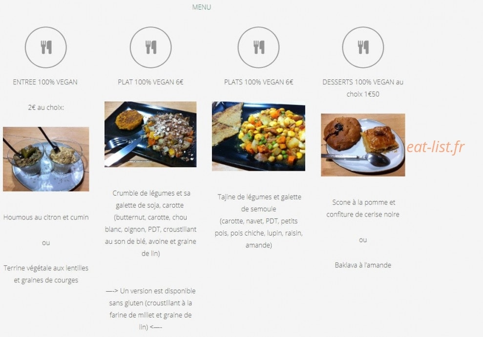 Globe saveurs — carte page 1