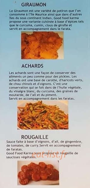 Good Food Karma — carte page 4