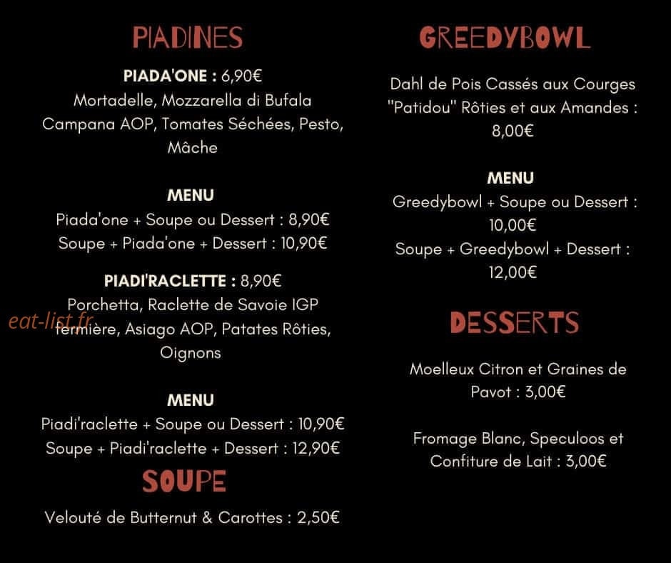 Greedy — carte page 1