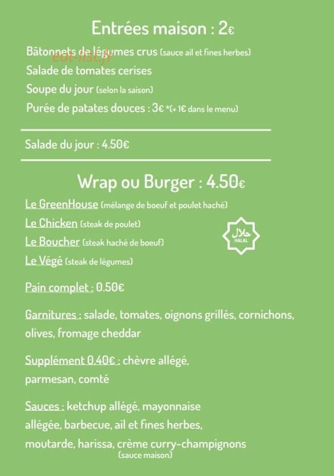 Green House — carte page 2