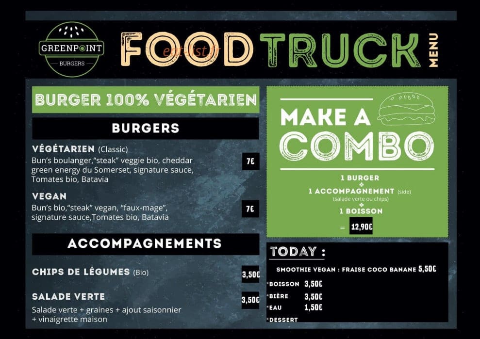 Green point — carte page 1