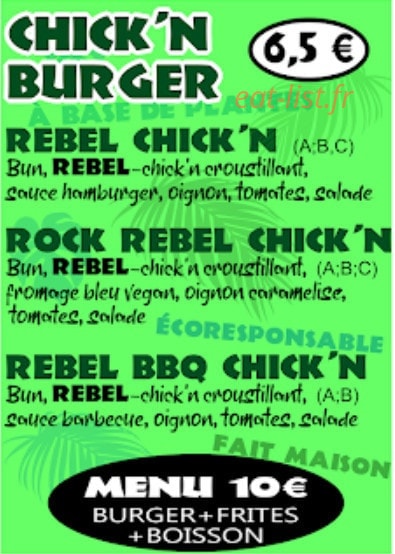Green Rebel — carte page 2