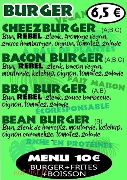 Green Rebel — carte page 1