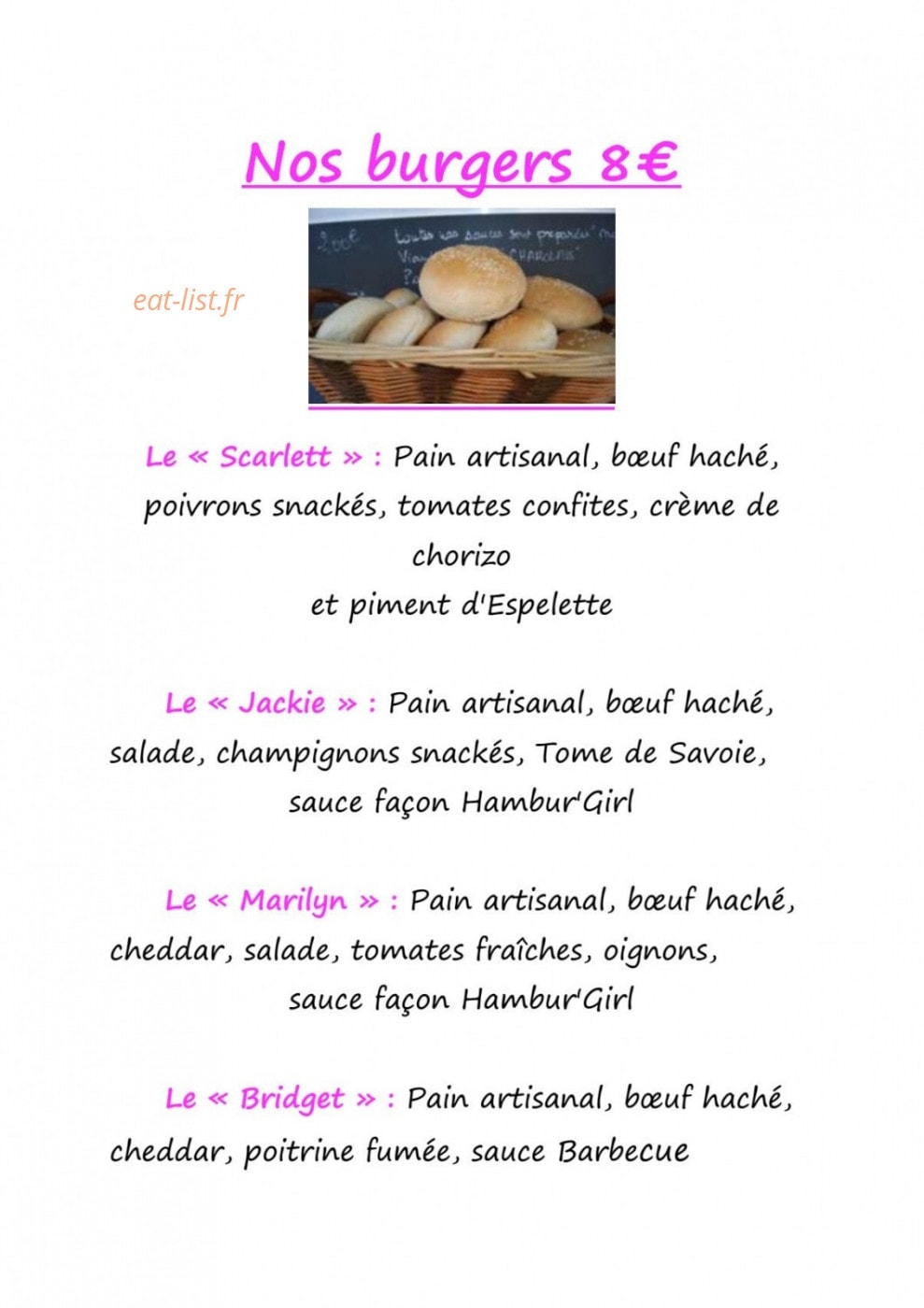 Hamburgirl — carte page 1