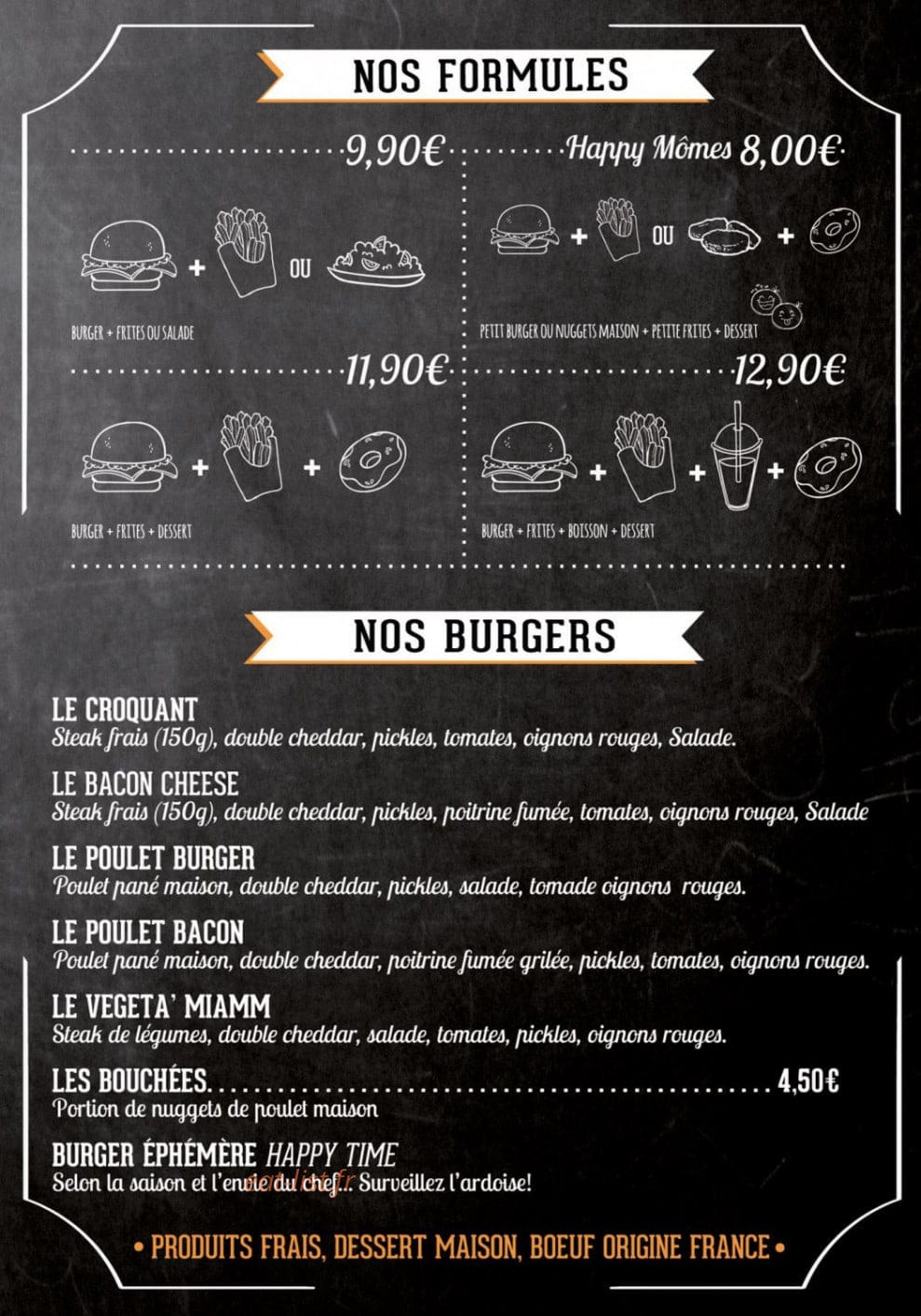 Happy food truck — carte page 2