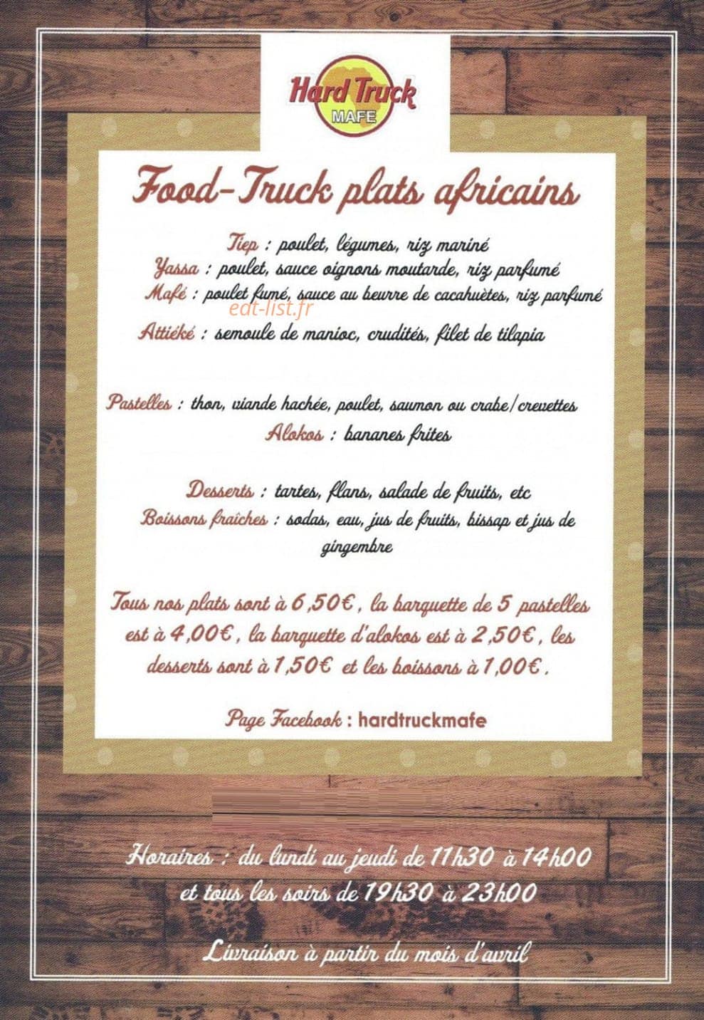 Hard Truck Mafé — carte page 1