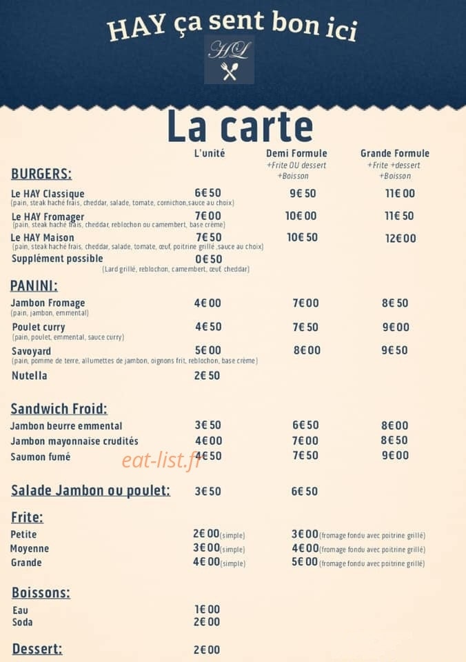 HAY ça sent bon ici — carte page 1