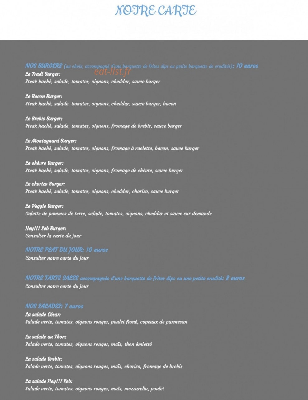 Hey Seb — carte page 2