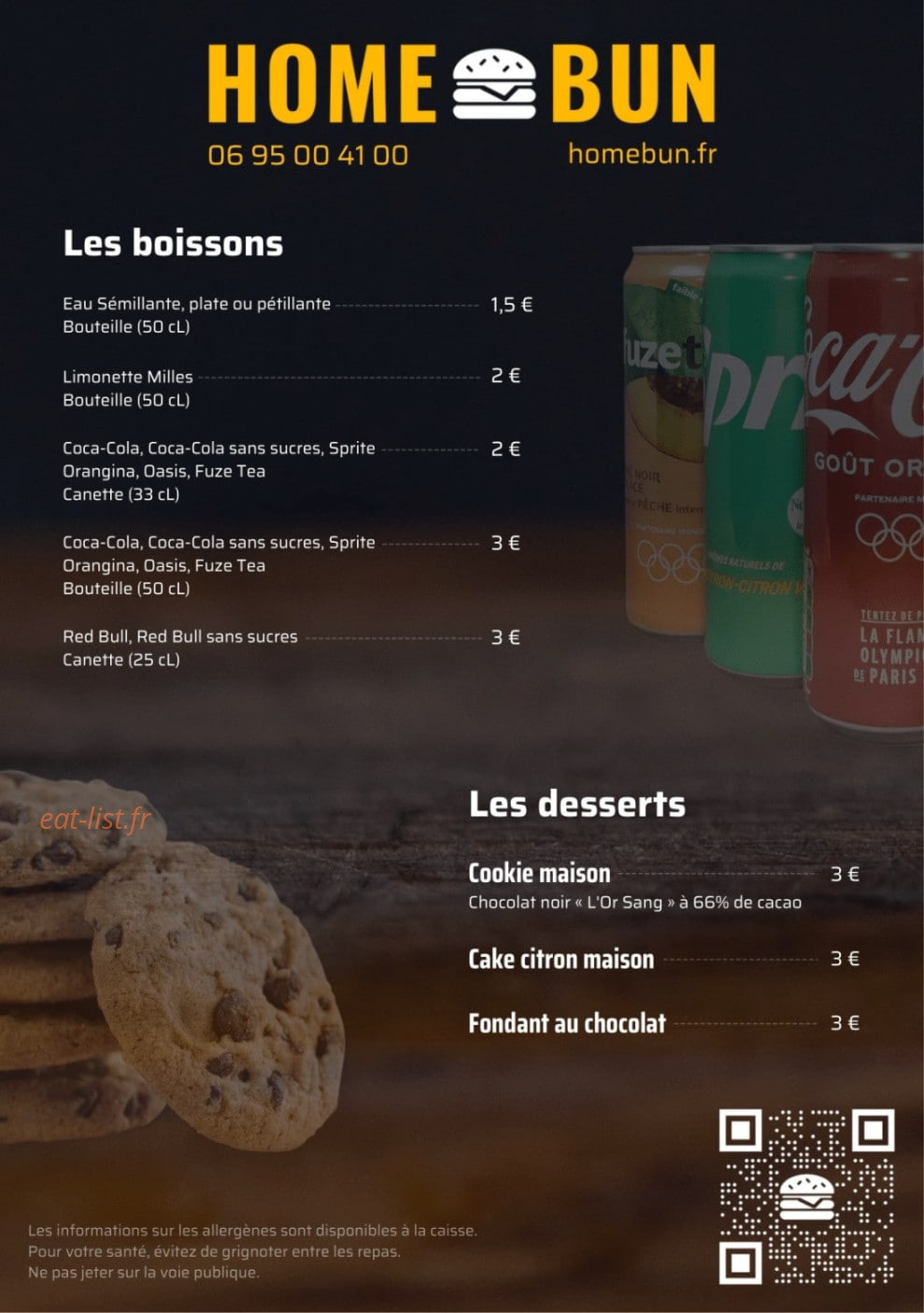 Homebun — carte page 2