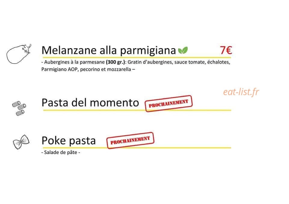 Ici Pasta — carte page 2