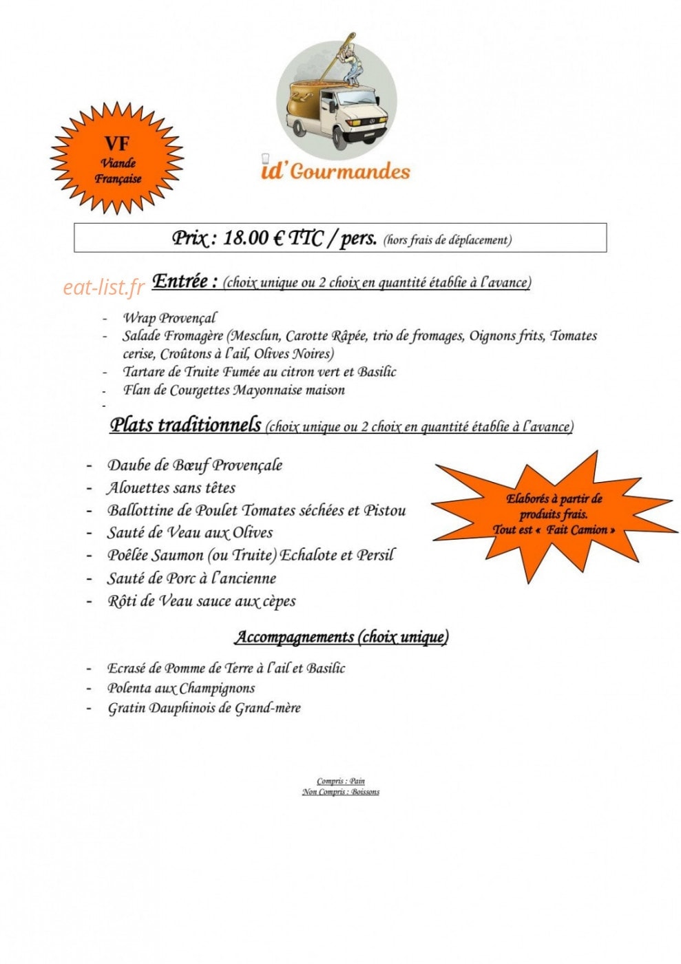 Id' Gourmandes — carte page 6
