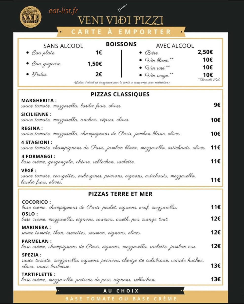 Il Veni Vidi Pizzi — carte page 2
