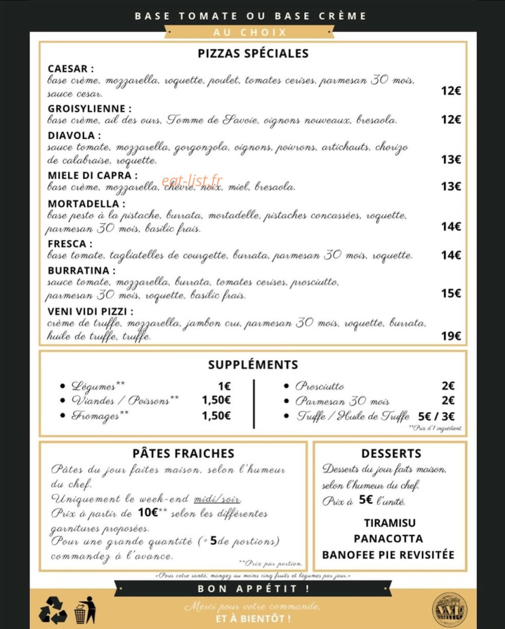 Il Veni Vidi Pizzi — carte page 3