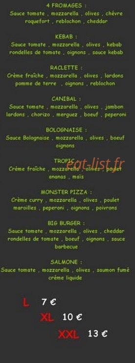 Italian Pizza — carte page 3