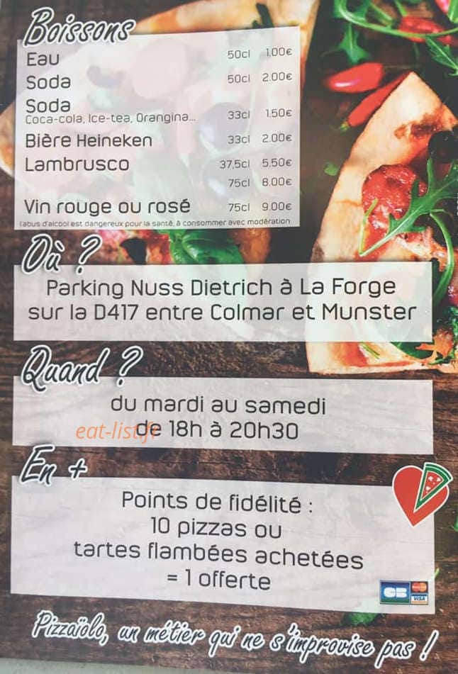 J'm Pizza — carte page 3