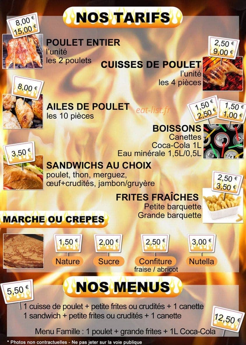 J'Ose la Braise — carte page 1
