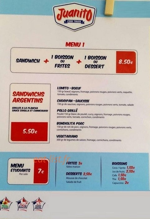 Juanito — carte page 1