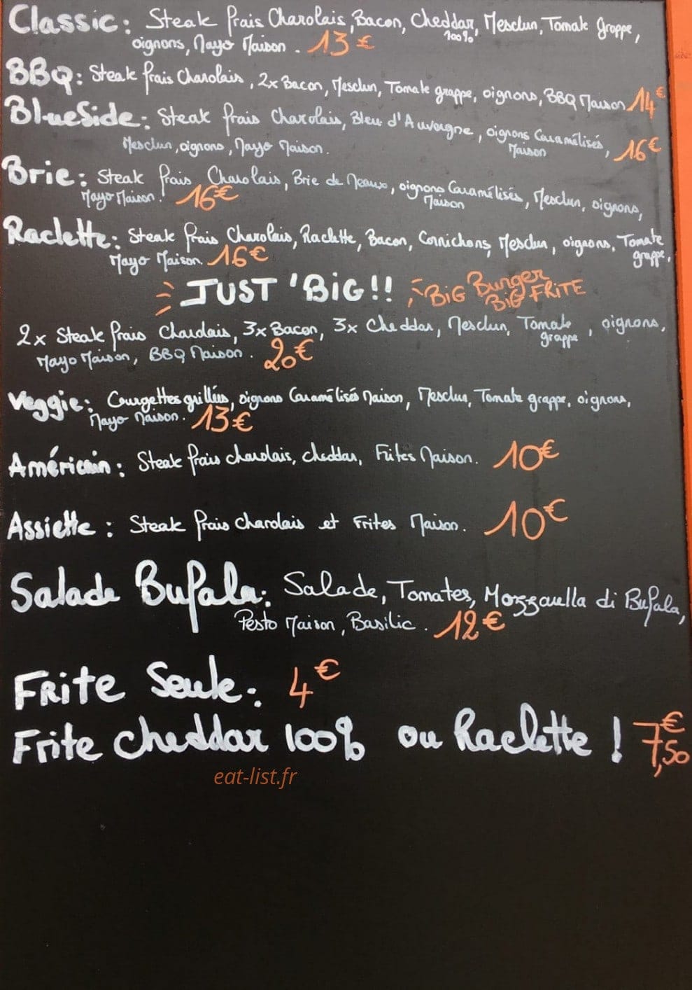 Just in Café — carte page 2