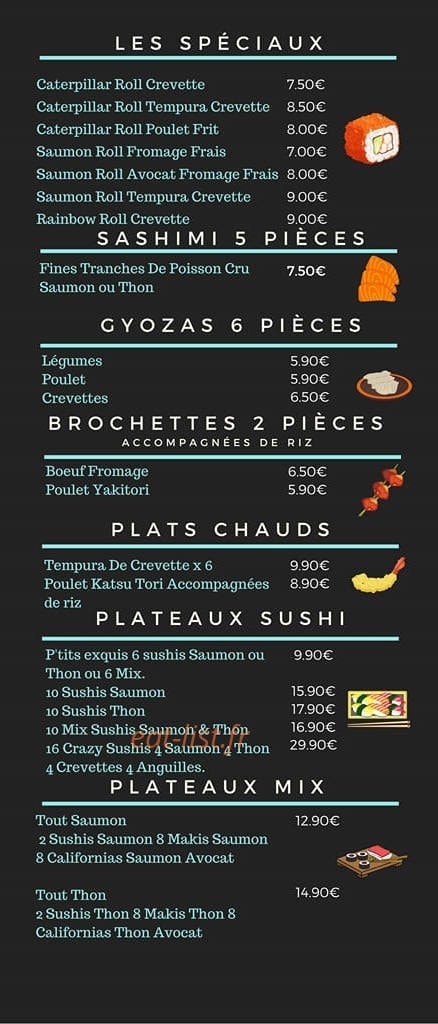 Kastel Sushi — carte page 3