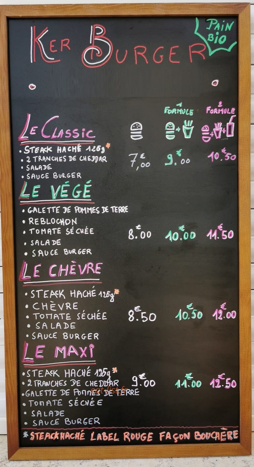 KerBurger — carte page 1