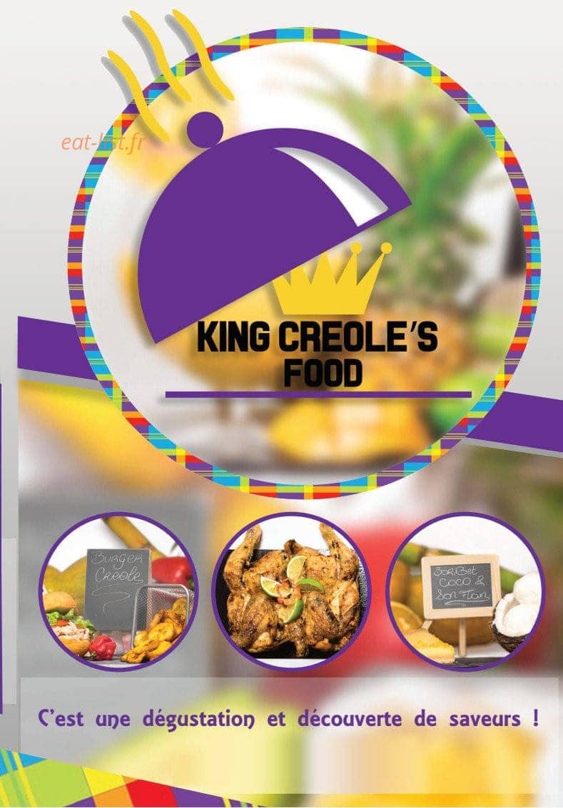 King Creole's Food — carte page 1