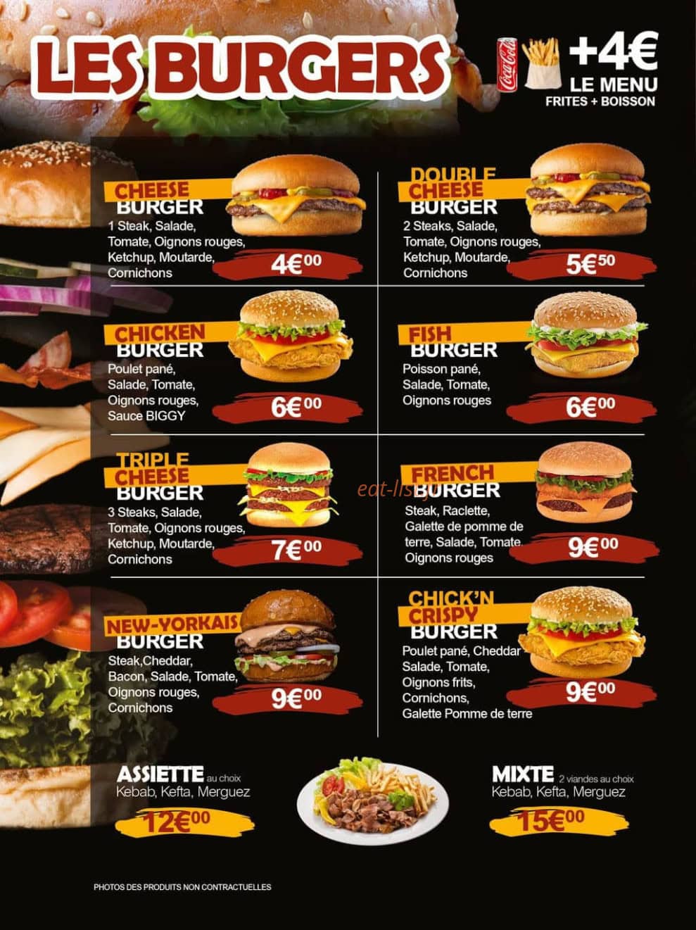King food — carte page 2