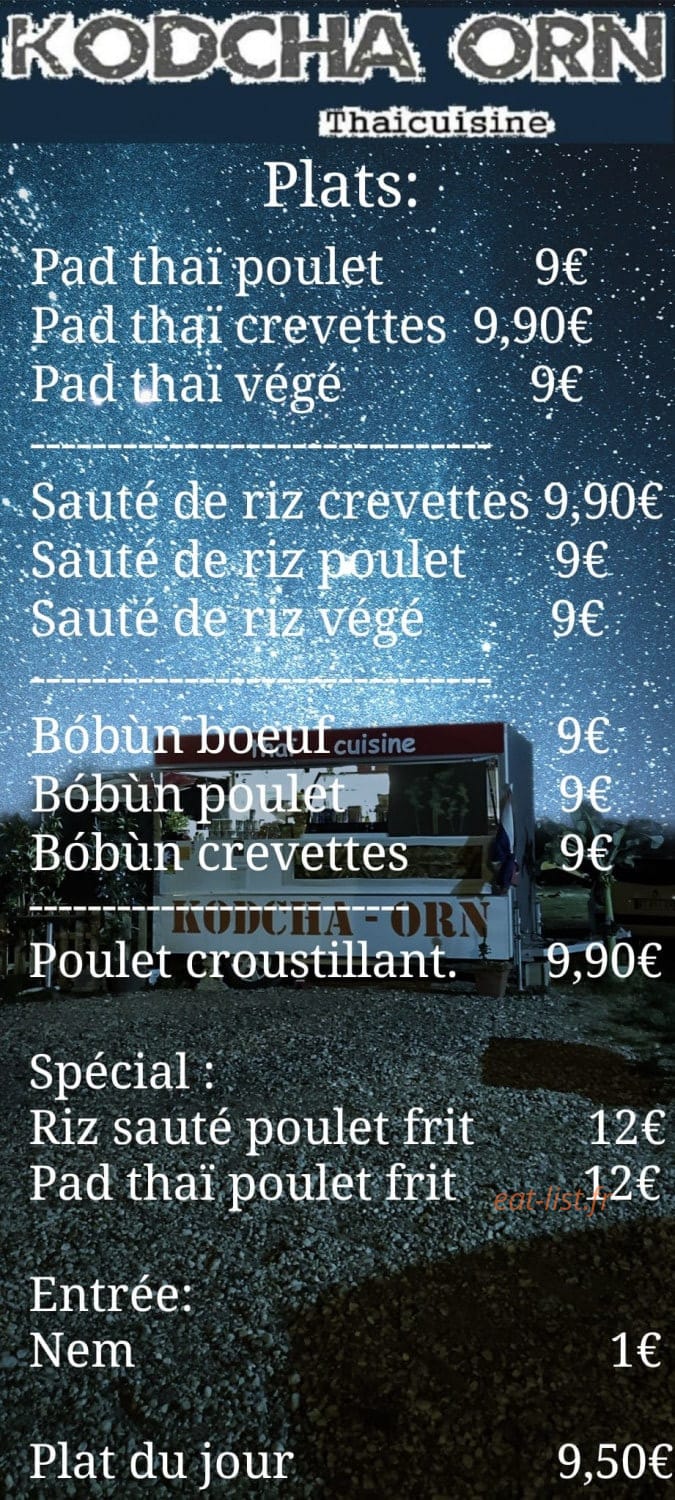 Kodcha Orn — carte page 1