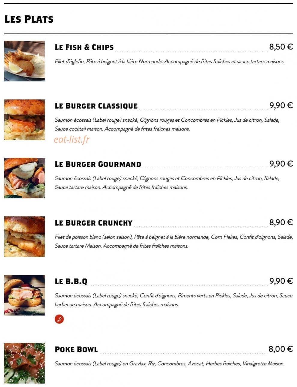 L'Arête Au Carré — carte page 1