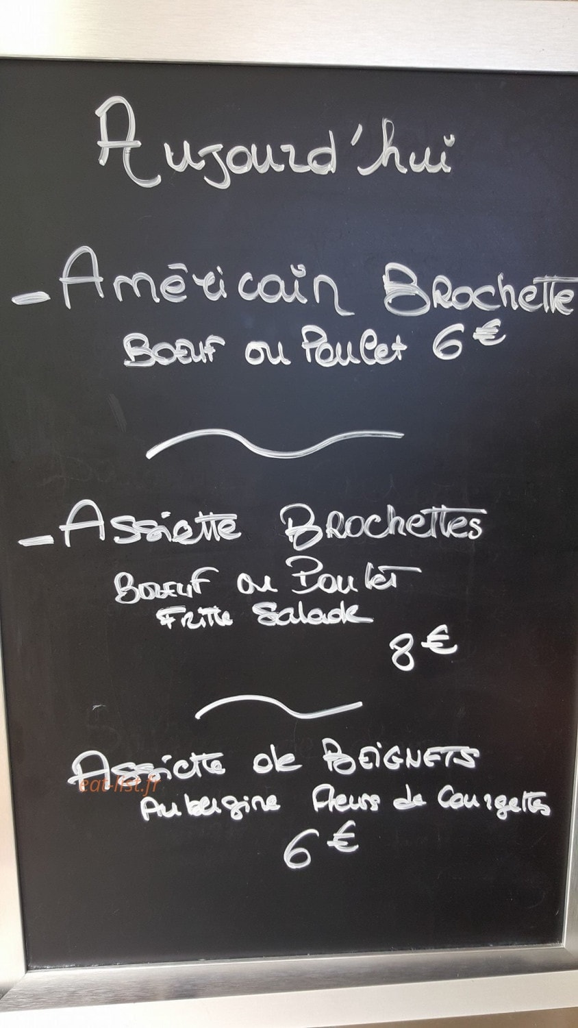 L' Aromatic — carte page 1