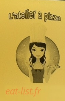L'atelier a pizza — carte page 1