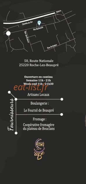 L'atelier du Burger créatif — carte page 4