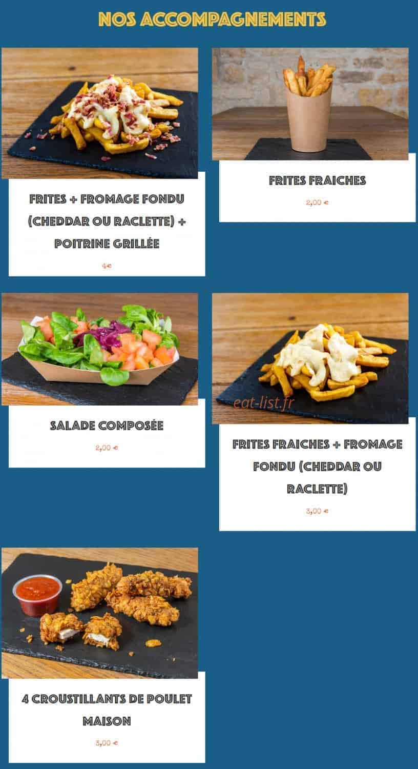 L'atelier du Burger — carte page 3