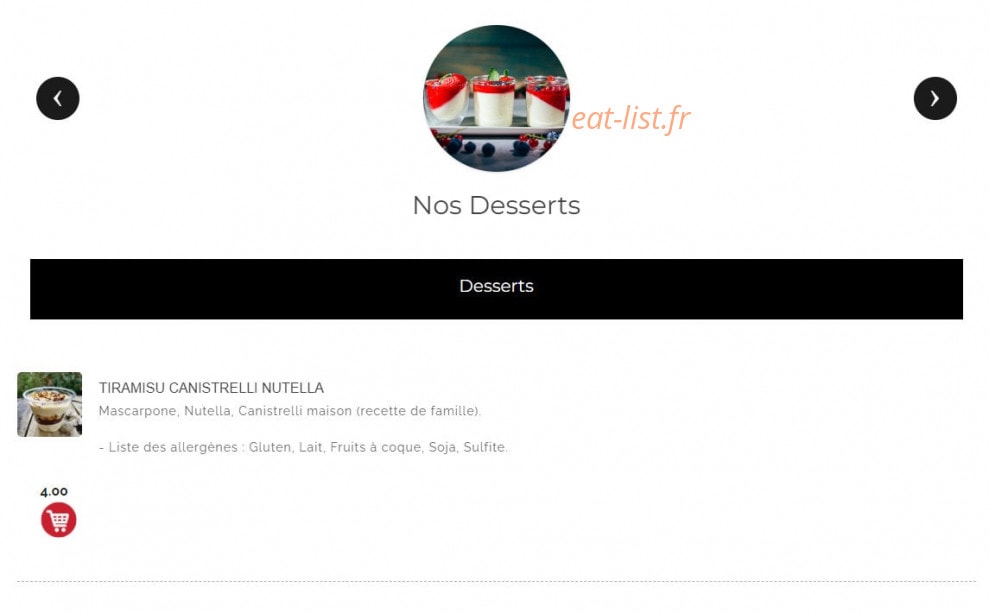 L'Atelier Pizza — carte page 6