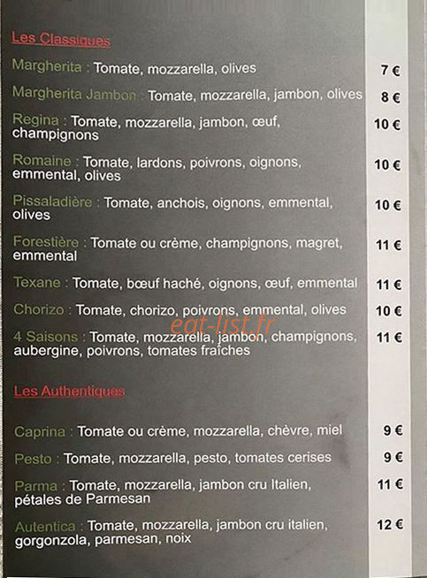 L'Autentica — carte page 1