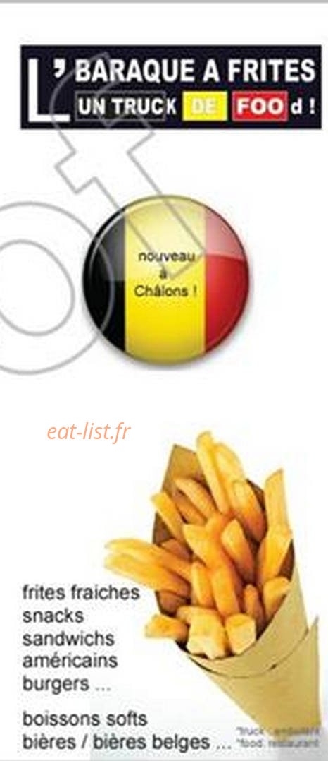L'baraque a frites — carte page 1