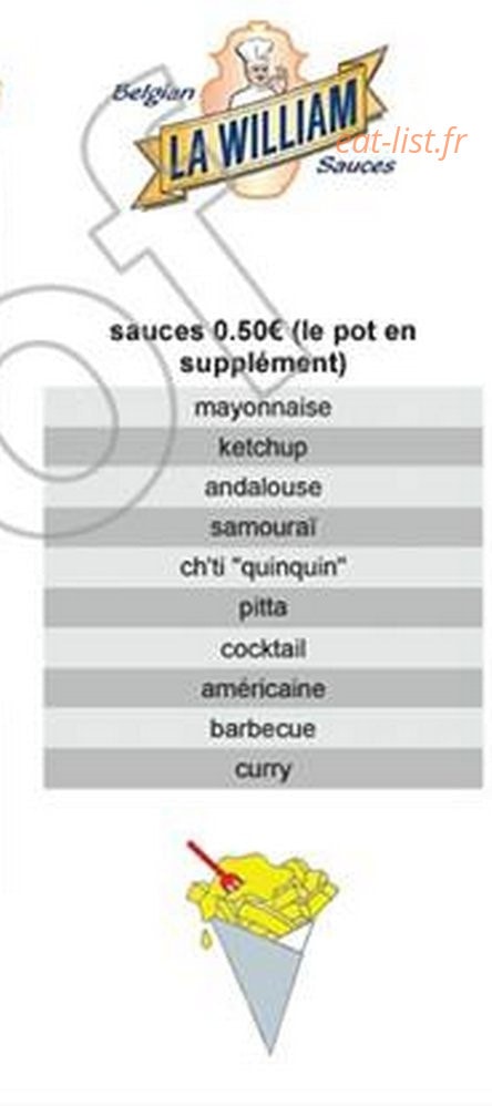L'baraque a frites — carte page 4