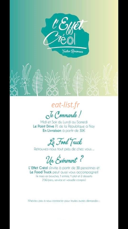 L' Effet Créol — carte page 2