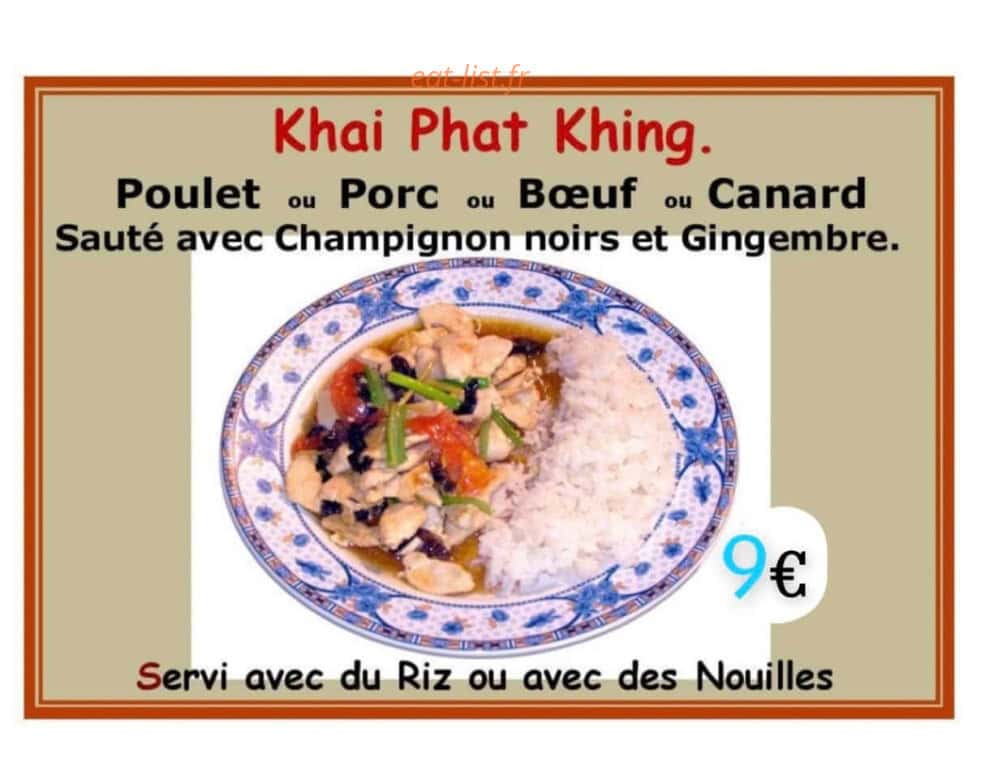 L'Elephant Blanc — carte page 9