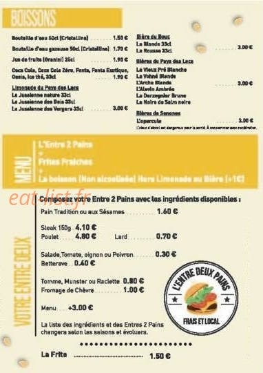 L'entre deux pains — carte page 2