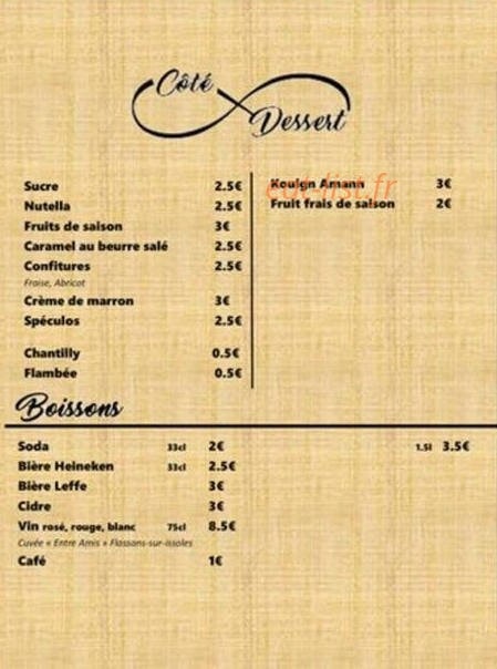 L'Entre Deux — carte page 4