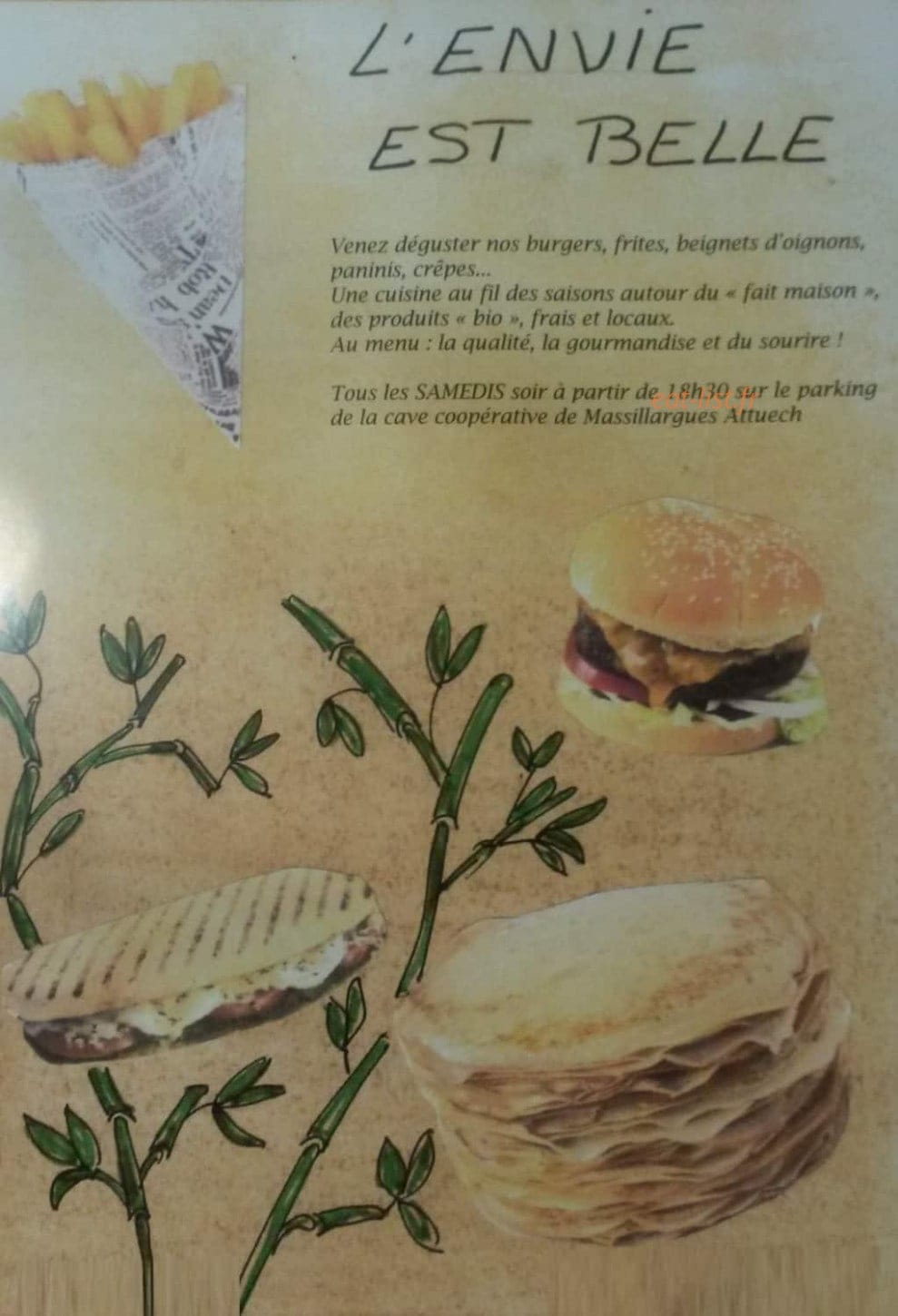 L'Envie est Belle — carte page 1