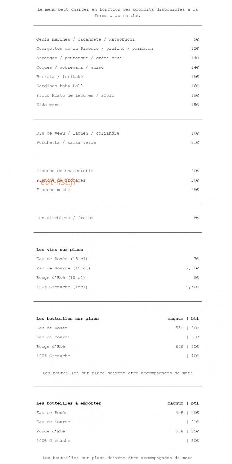 L'éphémère — carte page 1