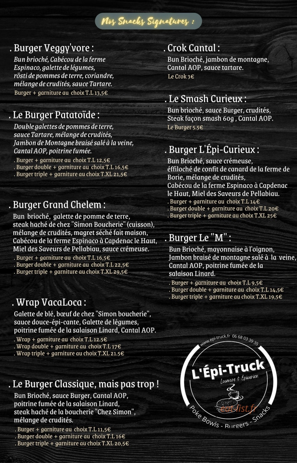 L'Épi-Truck — carte page 2
